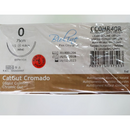 Categut Cromado  0 ag 1/2 cil 4,0-75cm cx c/24 unid Bioline