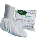 Propé sapatilha em  TNT  20gm2 branco pct 100 unid Protdesc