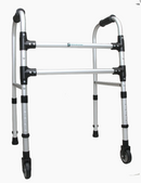 Andador Fixo 2 Barras 100kg Infantil com Rodas Natural Seque...