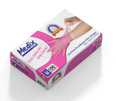Luva nitrílica s/pó Rosa 100 unid Medix