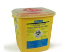 Coletor rígido para perfurocortantes amarelo capacidade 7Ltr