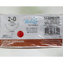 Categut Cromado 2-0 ag1/2 cil4,0-75cm cx c/24 unid Bioline