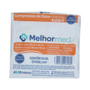 Compressa de gaze Hidrofila 10 x10cm 13 fios c/10 unid  estéril  Melhormed